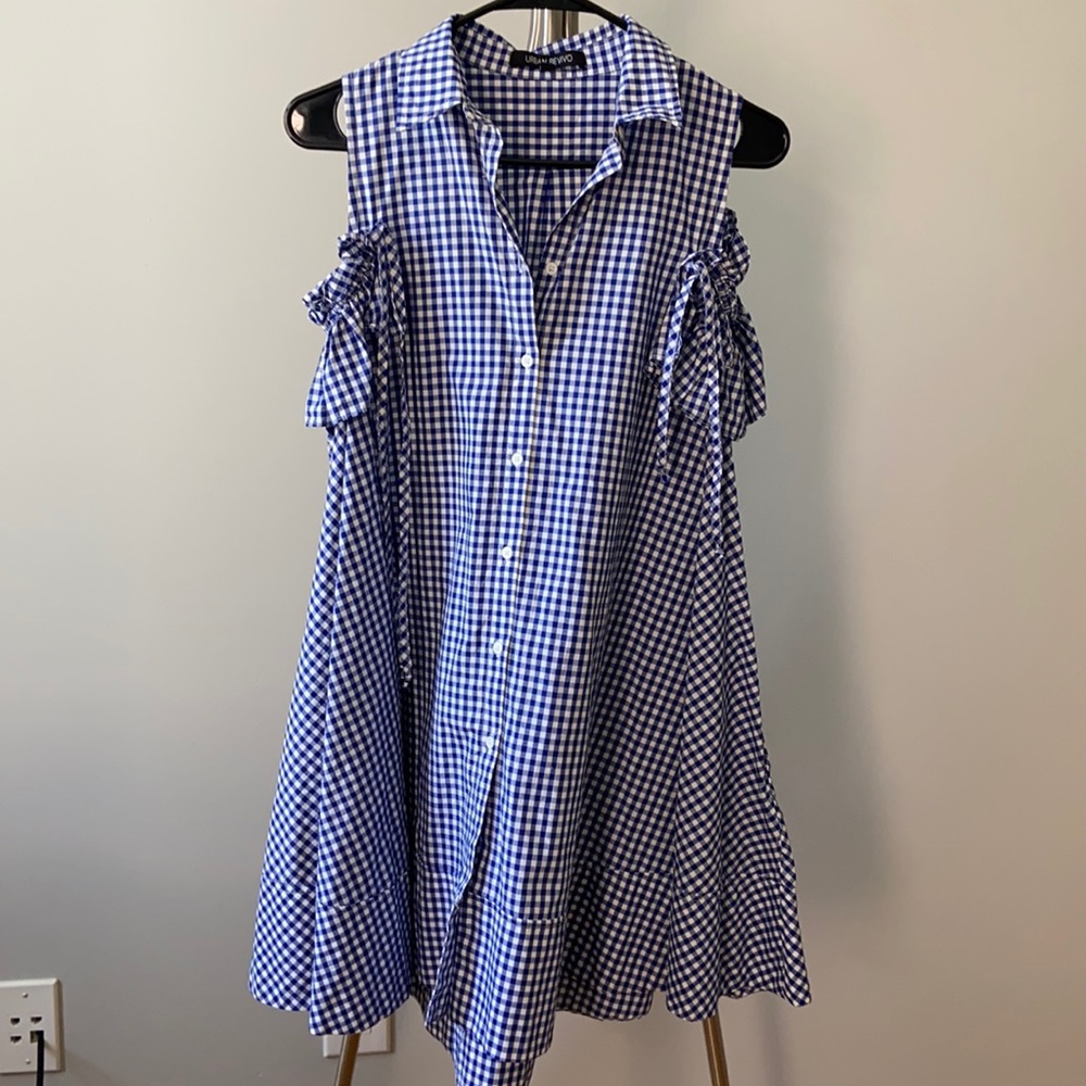 Cotton checkers dress
